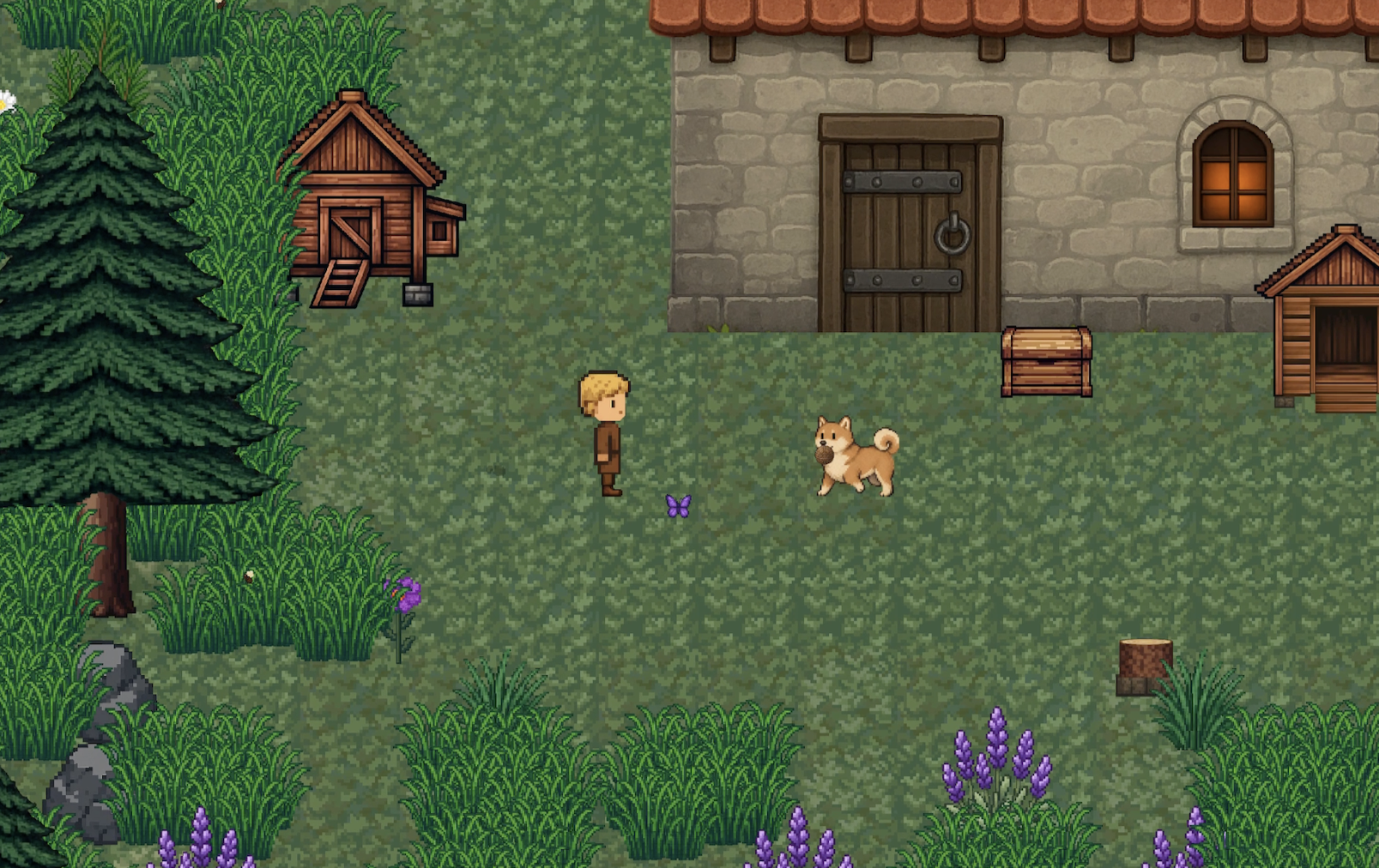 Farming and Shiba